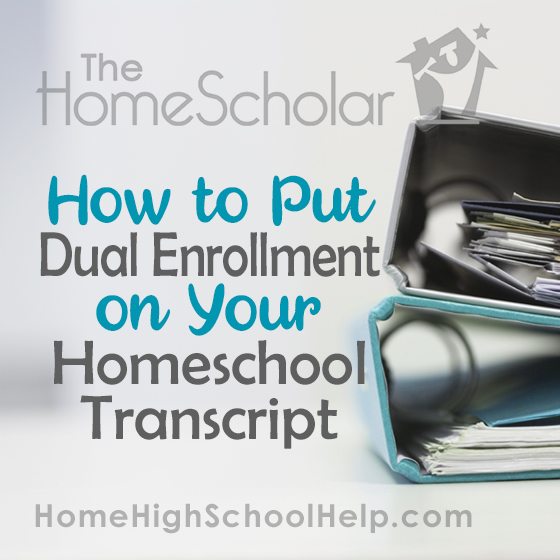 How to put Dual Enrollment on Your Transcript