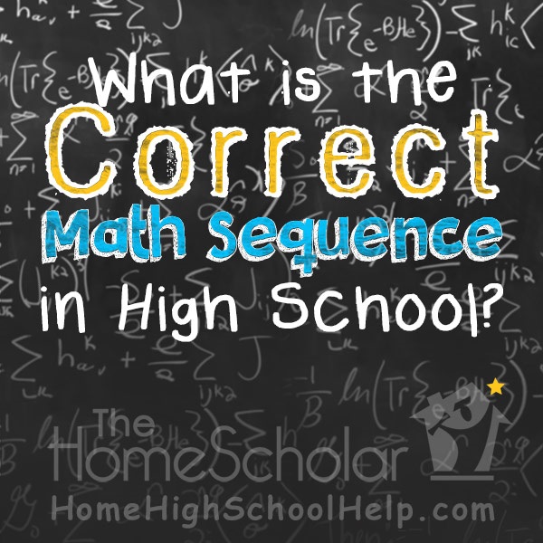 math sequence in high school